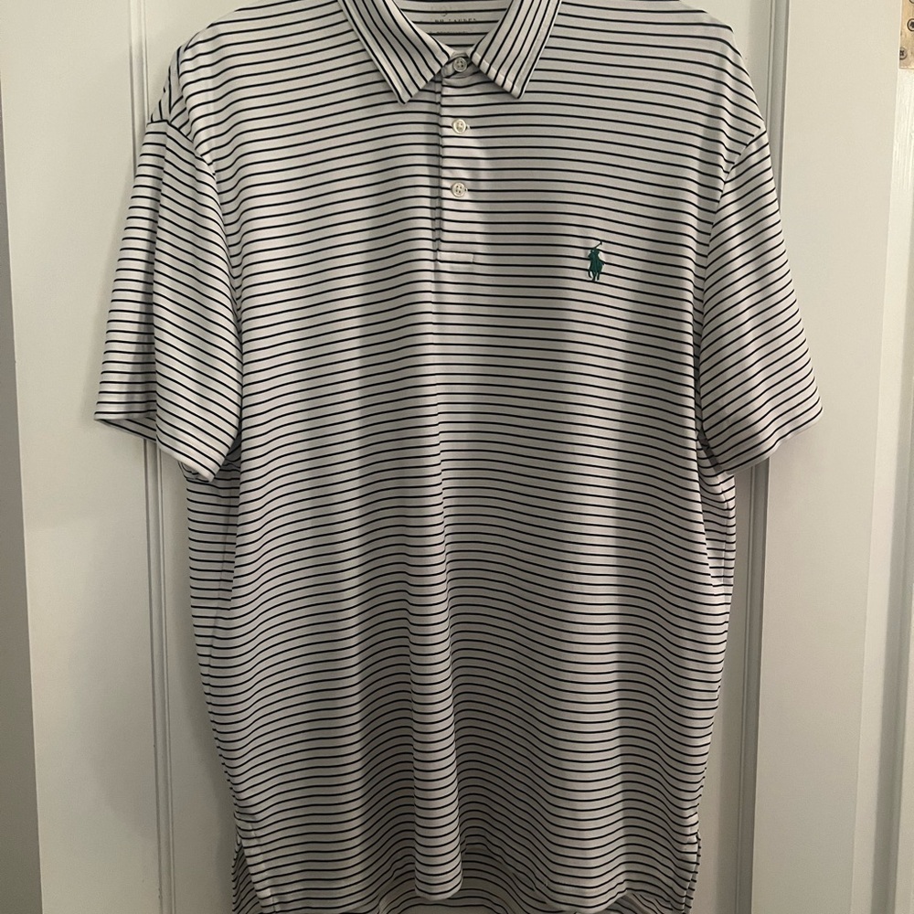 Polo by Ralph Lauren Black and White Striped Shirt